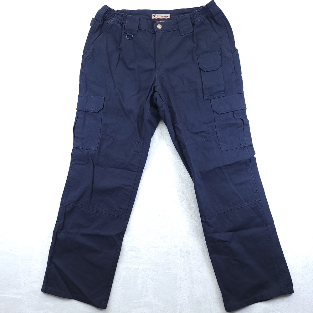5.11 Tactical Series Pants Mens Size 14 Navy Blue Cargo
